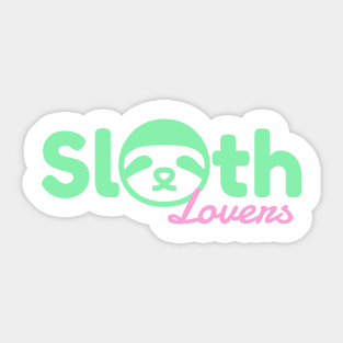 Sloth Lovers Sticker